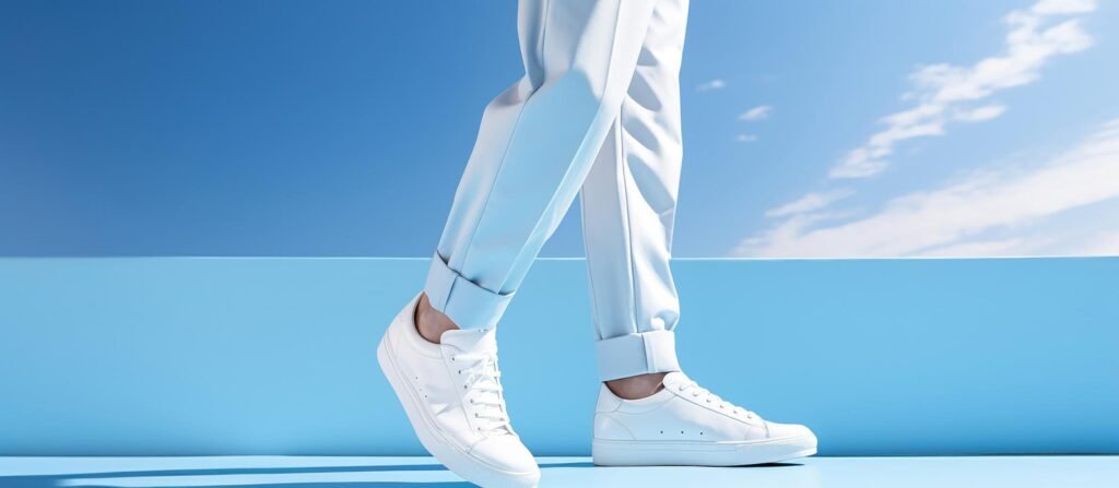 One of the best things about white sneakers is how easy they are to style. You don’t need to be a fashion